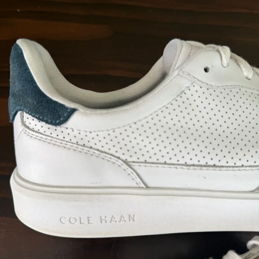 Cole Haan Men's Grand Crosscourt Daily White Sneaker Size 10M